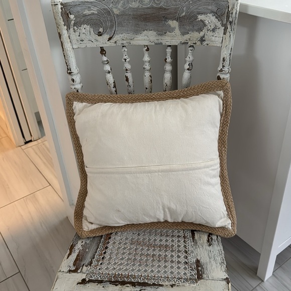 Nautical Coral Design Accent Pillow - Picture 5 of 6